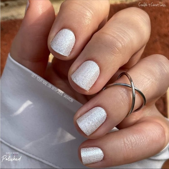 *Retired* Color Street: Couldn’t Carat Less | White Glitter Party Winter Sparkle - Picture 11 of 16